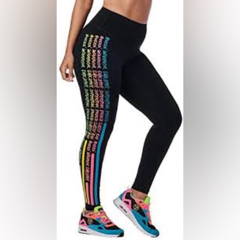 Zumba Graphic Leggings – Women’s Large